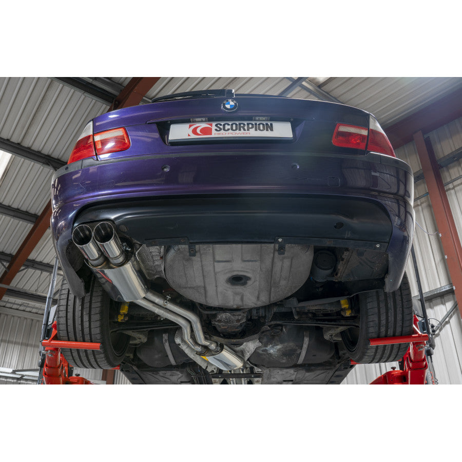 SCORPION E46 320/325/330 Cat-back System (Dayton trims)