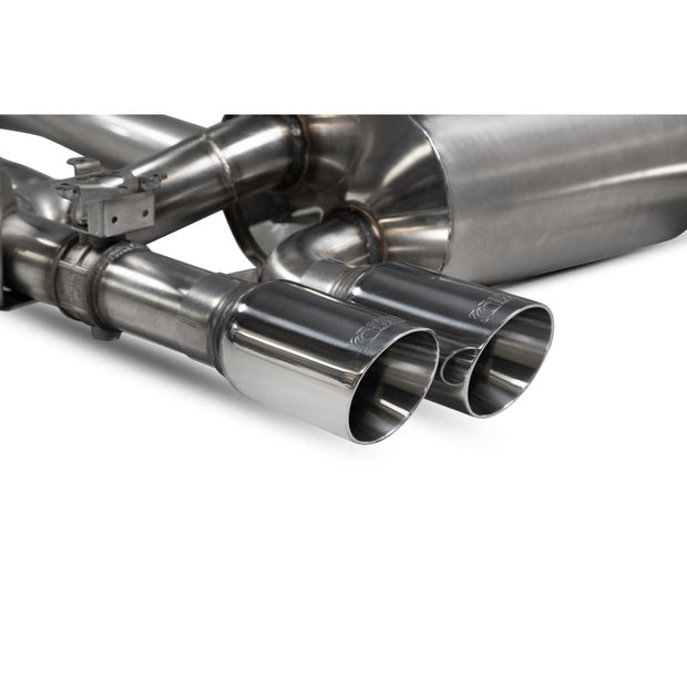 SCORPION F80 M3  Non-res cat-back system with electronic valves (polished steel)
