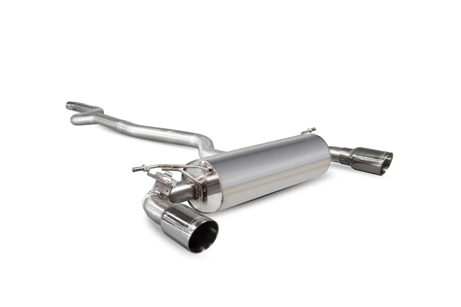 SCORPION F20 M140i (Non-GPF) Non-resonated cat-back system - (Polished Daytona)