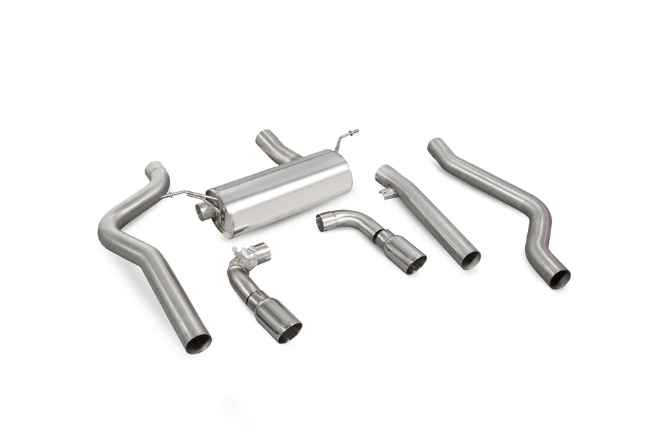 SCORPION F20 M140i (Non-GPF) Non-resonated cat-back system - (Polished Daytona)