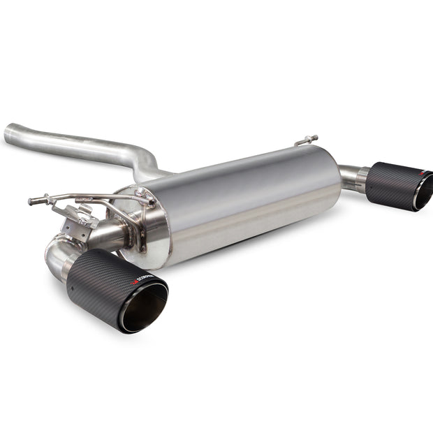 SCORPION F20 M140i (GPF - Back) system with electronic valve - (Carbon Fibre)