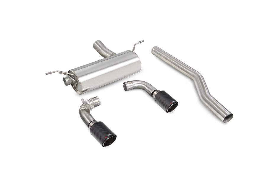 SCORPION F20 M140i (GPF - Back) system with electronic valve - (Carbon Fibre)