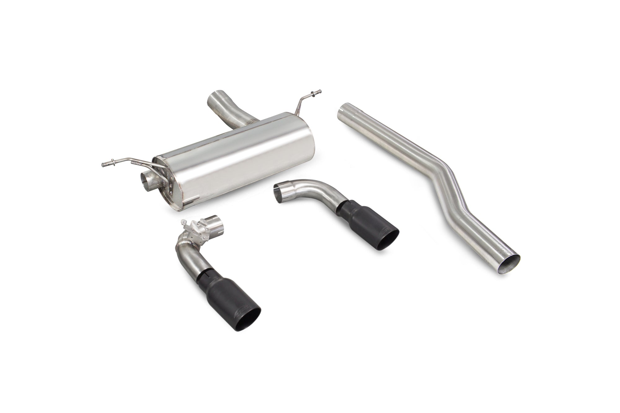 SCORPION F20 M140i (GPF - Back) system with electronic valve - (Ceramic Daytona)
