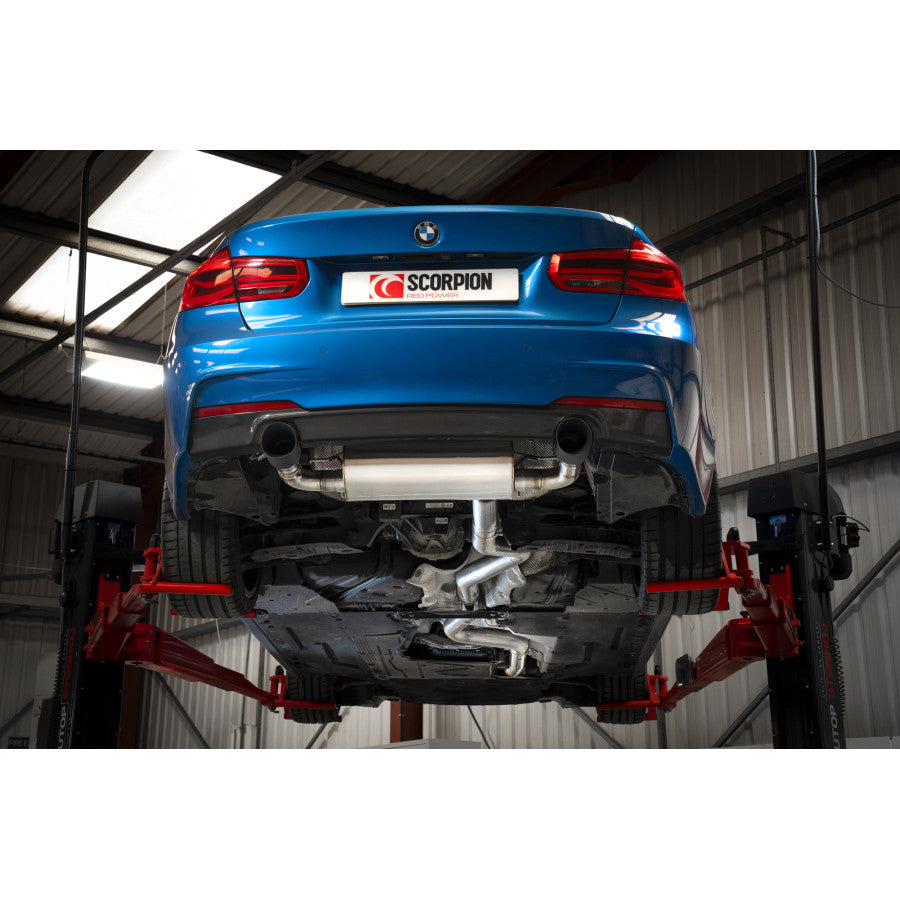 SCORPION 340i/440i F Series Non-resonated cat-back system (Daytona trims)