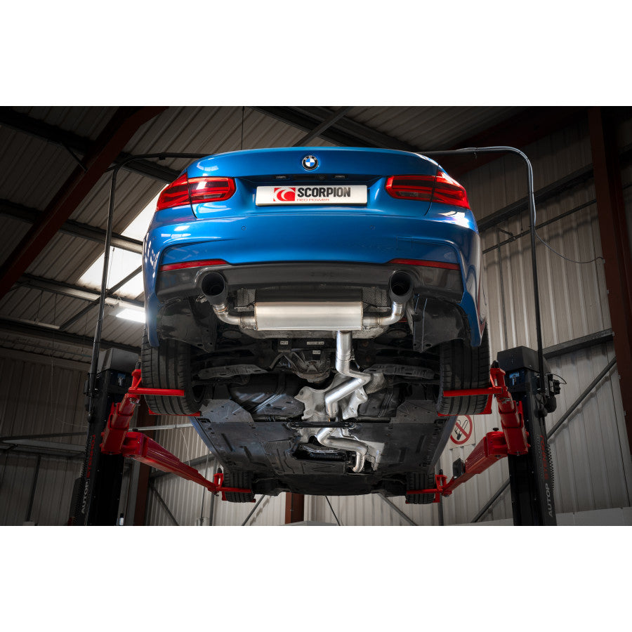 SCORPION 340i/440i F Series Non-resonated cat-back system (Daytona trims)