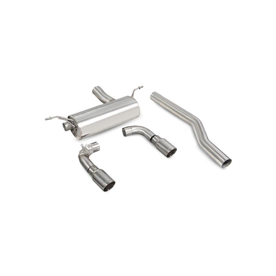 SCORPION M240i F22/F23 GPF-Back system with electronic valve (polished steel)