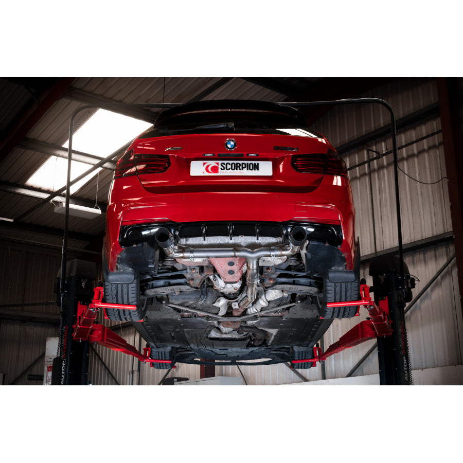 SCORPION  330D/335D & 430D/435D F Series Non-resonated half system (Ceramic Black Daytona trims)