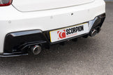 SCORPION F20 M135i Non-resonated cat-back system with valve (Carbon Fibre)