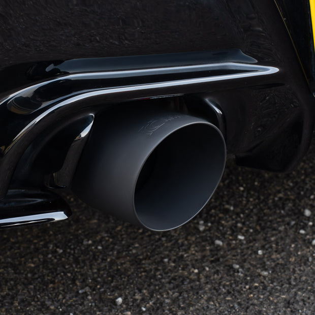 SCORPION F20 M135i Non-resonated cat-back system with valve (Ceramic Black Daytona trims)