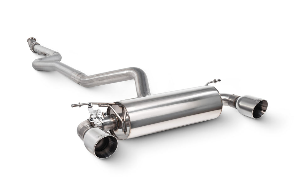 SCORPION F20 M135i Non-resonated cat-back system with valve (Daytona trims)