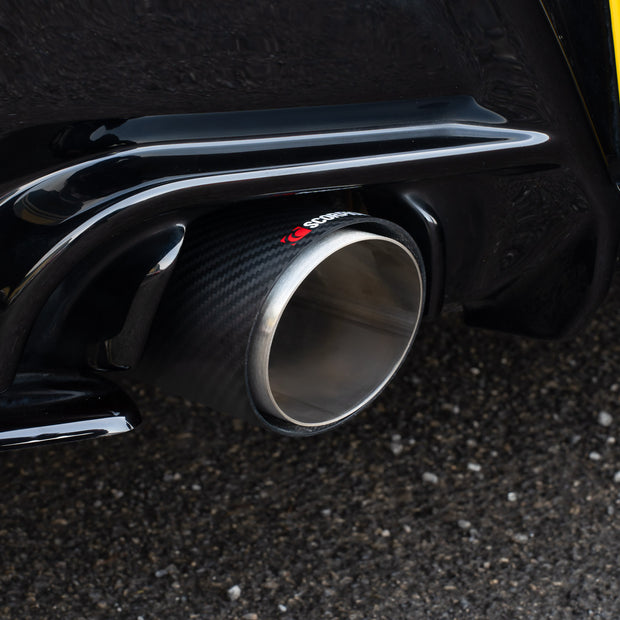 SCORPION F20 M135i Non-resonated cat-back system without valve (Carbon Fibre)