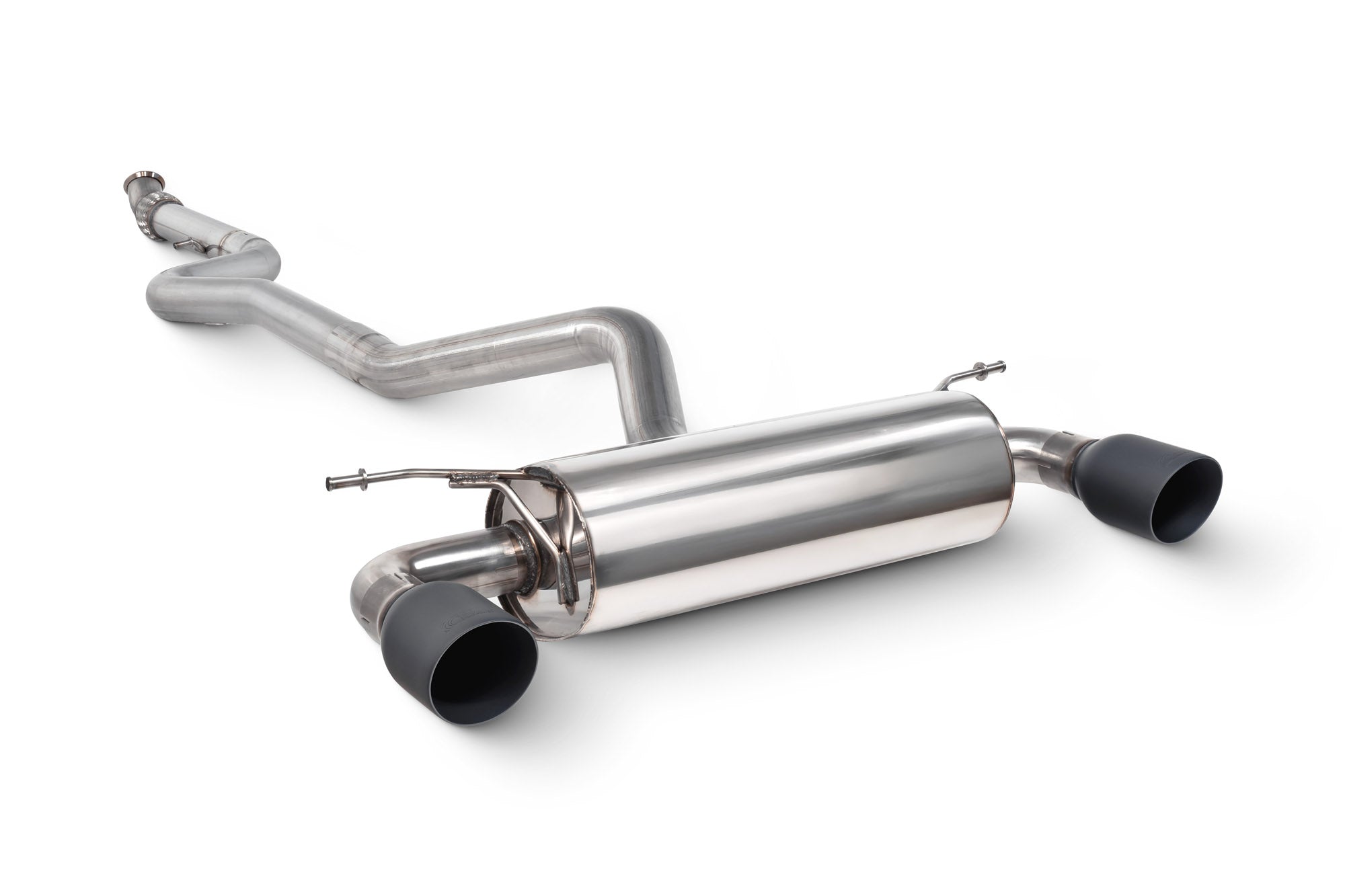 SCORPION F20 M135i Non-resonated cat-back system without valve (Ceramic Black Daytona trims)