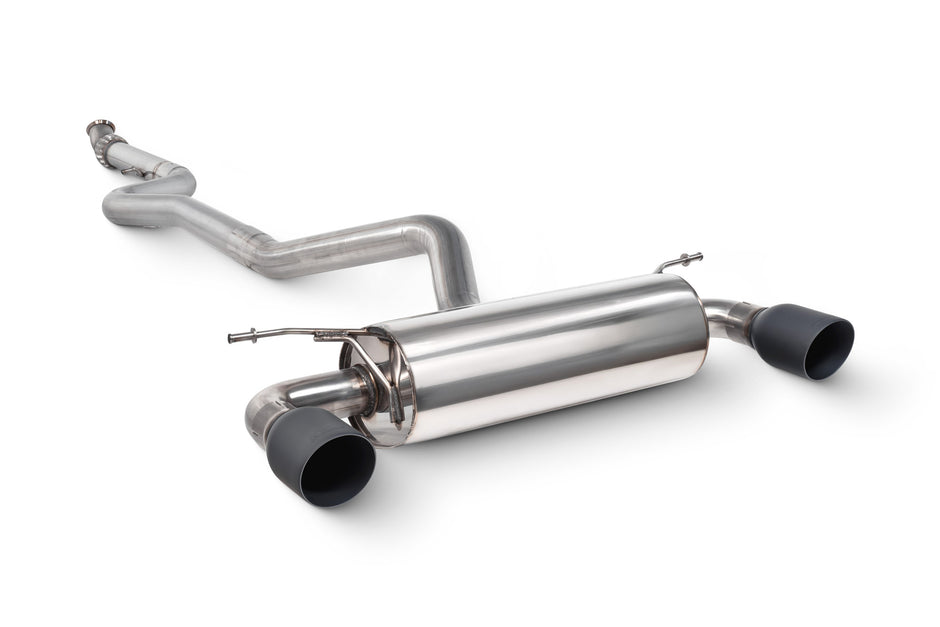 SCORPION F20 M135i Non-resonated cat-back system without valve (Ceramic Black Daytona trims)