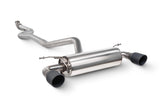 SCORPION F20 M135i Non-resonated cat-back system without valve (Ceramic Black Daytona trims)