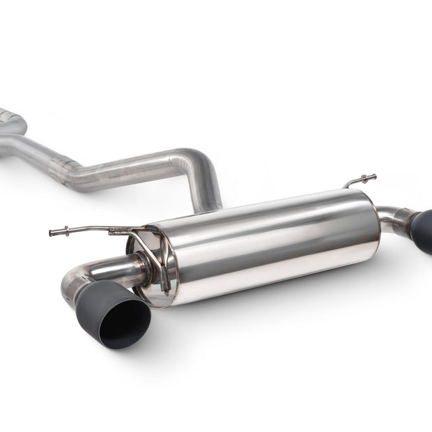 SCORPION F20 M135i Non-resonated cat-back system without valve (Ceramic Black Daytona trims)