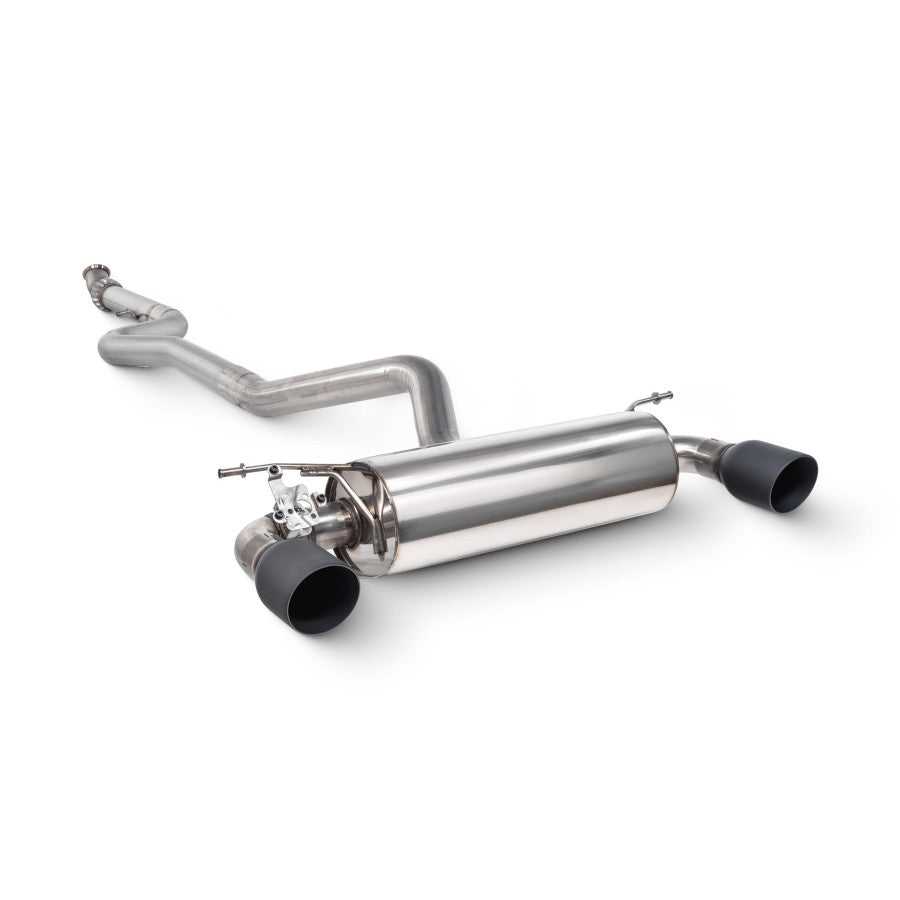 SCORPION F22 M235i Non-resonated cat-back system with valve (Daytona Trims)