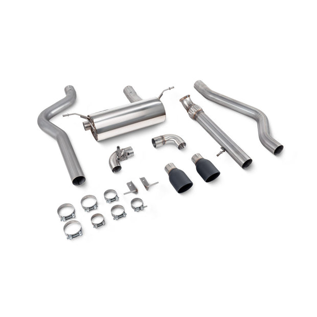 SCORPION F22 M235i Non-resonated cat-back system with valve (Daytona Trims)