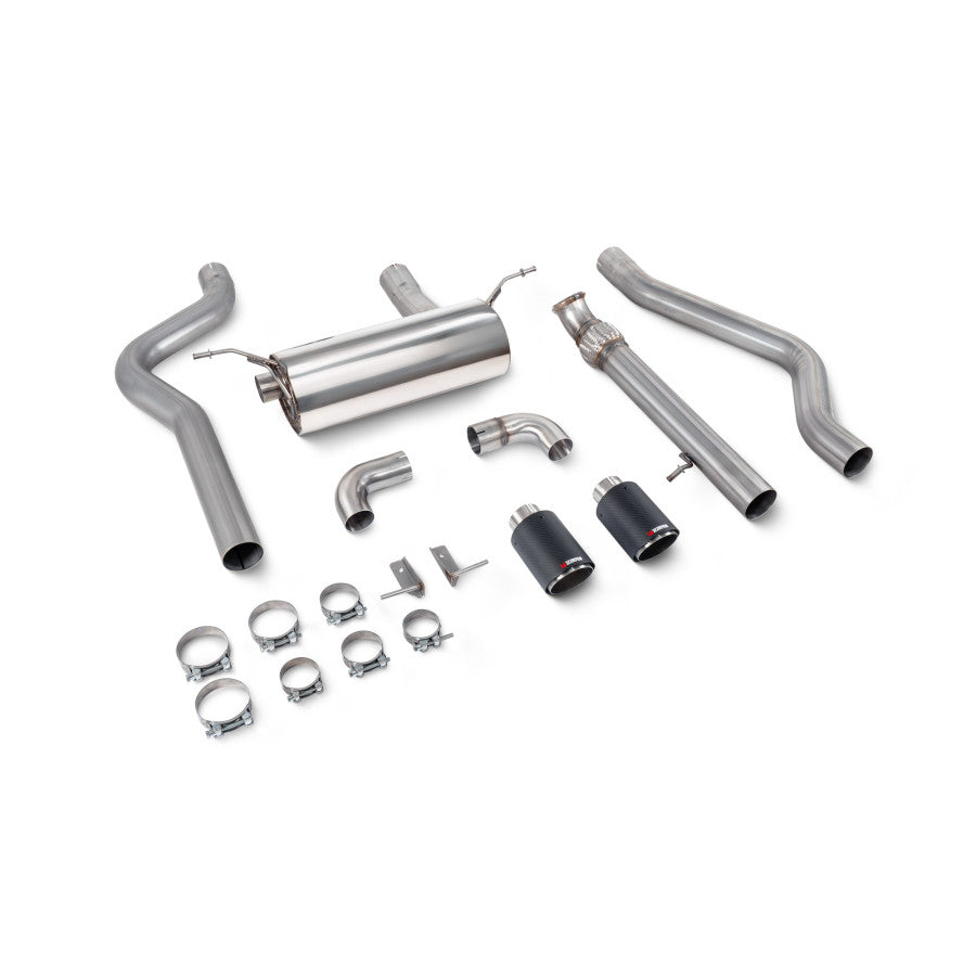 SCORPION F22 M235i Non-resonated cat-back system without valve (Carbon Fibre)
