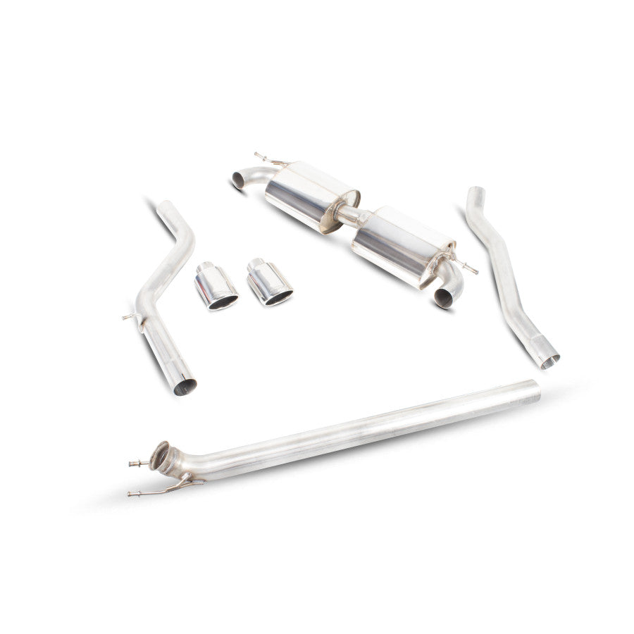 SCORPION A-Class A250 Non-resonated cat-back system (polished steel)