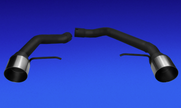 B8 A4/A5 Rear muffler delete Pipes