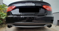 B8 A4/A5 Rear muffler delete Pipes