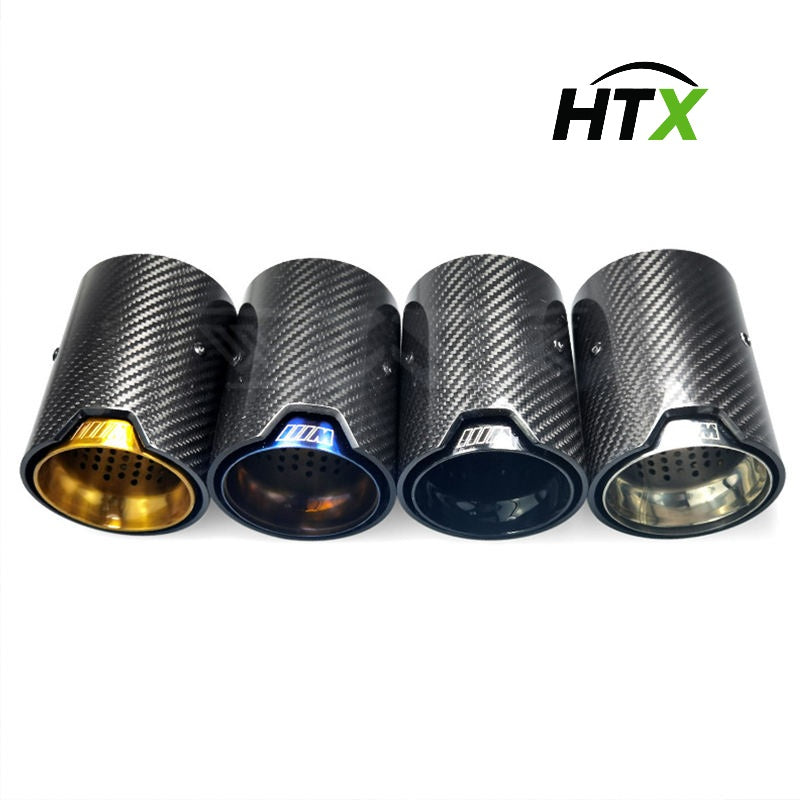 HTX M-Style Carbon Exhaust Tips (pair)