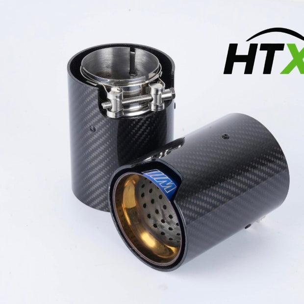 HTX M-Style Carbon Exhaust Tips (pair)
